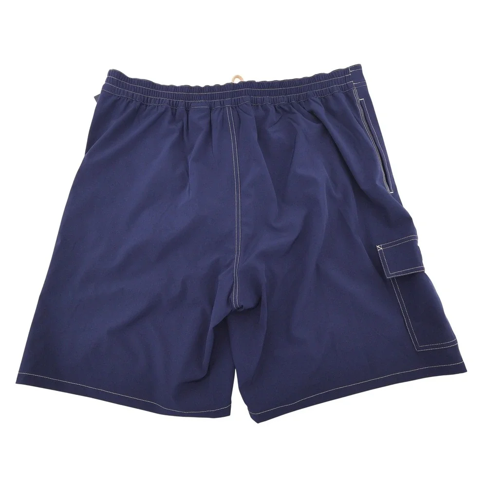 NEW Polo Ralph Lauren Core Replen Swim Trunks Mesh Liner Navy Blue Mens XXL